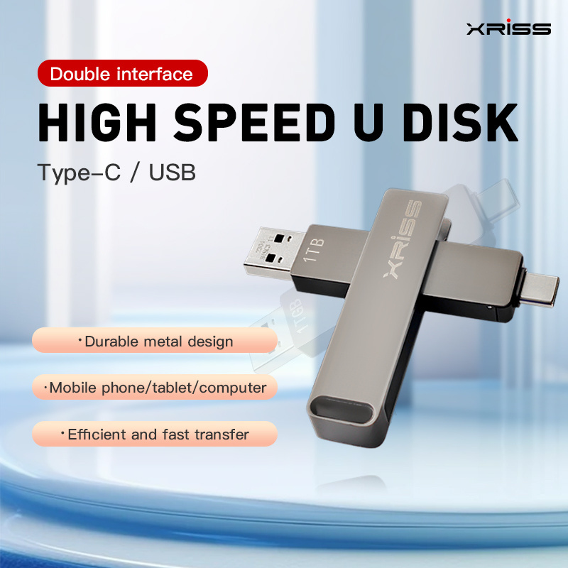 usb 3.0 flash drive 8GB 16GB 32GB 64GB 128GB type c 4 in 1 usb rotating flash drive