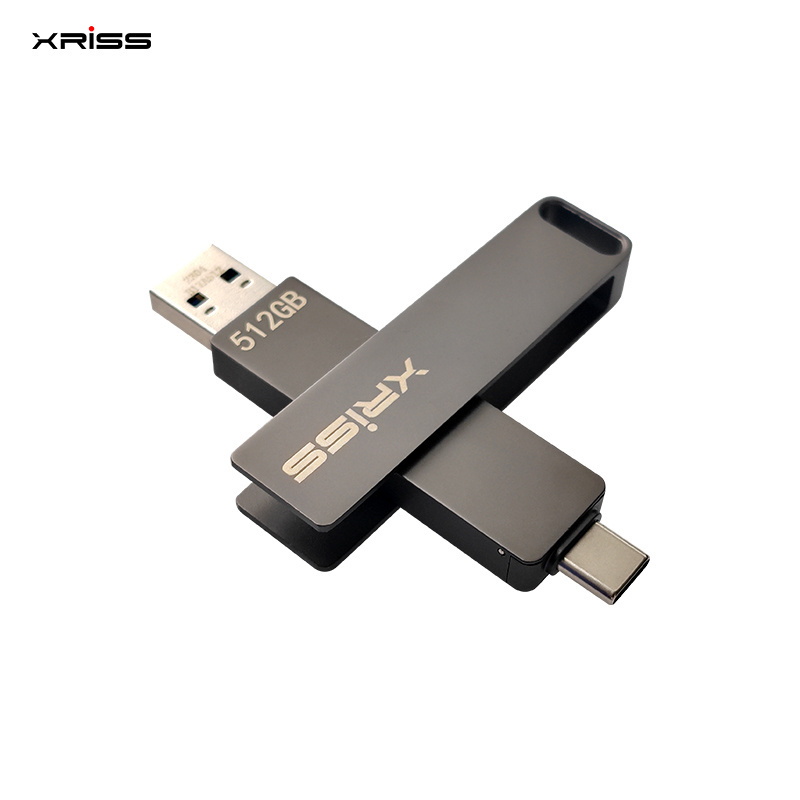 usb 3.0 flash drive 8GB 16GB 32GB 64GB 128GB type c 4 in 1 usb rotating flash drive