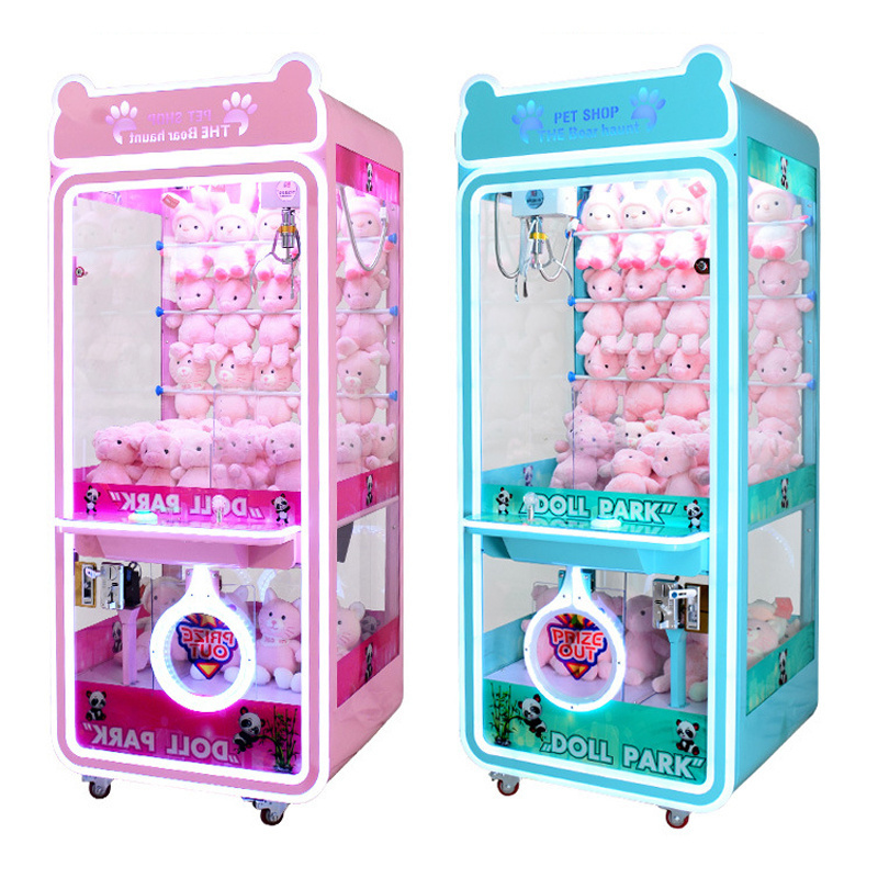 Big Size Prize Find A Key Shining Crane Claw Machine Game Shooting Star Catching Duck Toy Claw Crane Machine Manufacturer