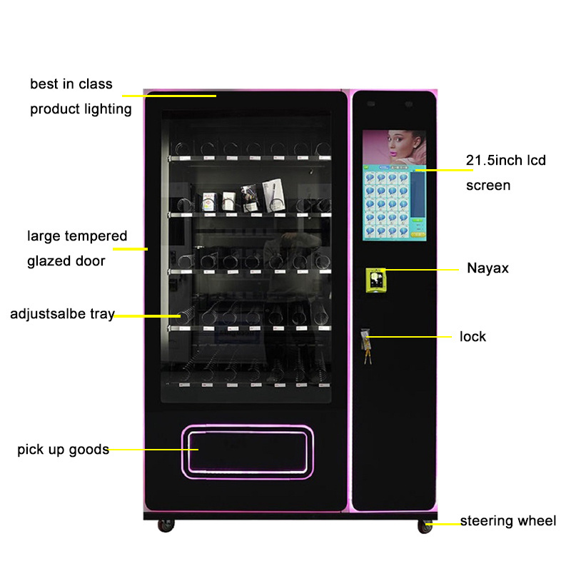 Riteng Outdoor Credit Card Reader Snack Drink Dispensers Instant Noodle Vending Machines Automatic Water Vending Machine