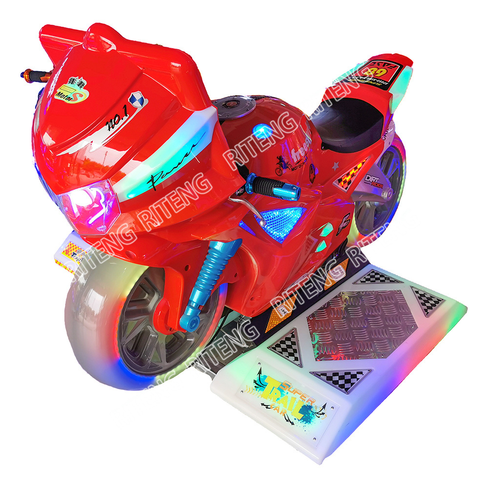 Amusement park coin operated rides kids car electric rocking Motor kiddie Car Kids swinging game racing kiddie rides tank