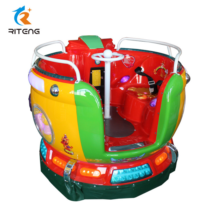 New Design 360 Degree Rotational Swing Game Machine 2 Seaters Colorful Revolving Cup Kiddie Ride for Sale Unisex Picture 250w <5