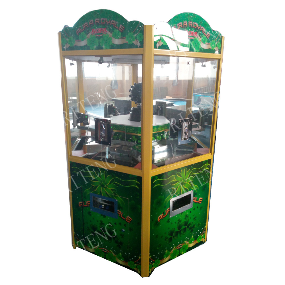 hot sale 6 players  token ufo/coin pirates/ golden ford game machine arcade  coin pusher machine