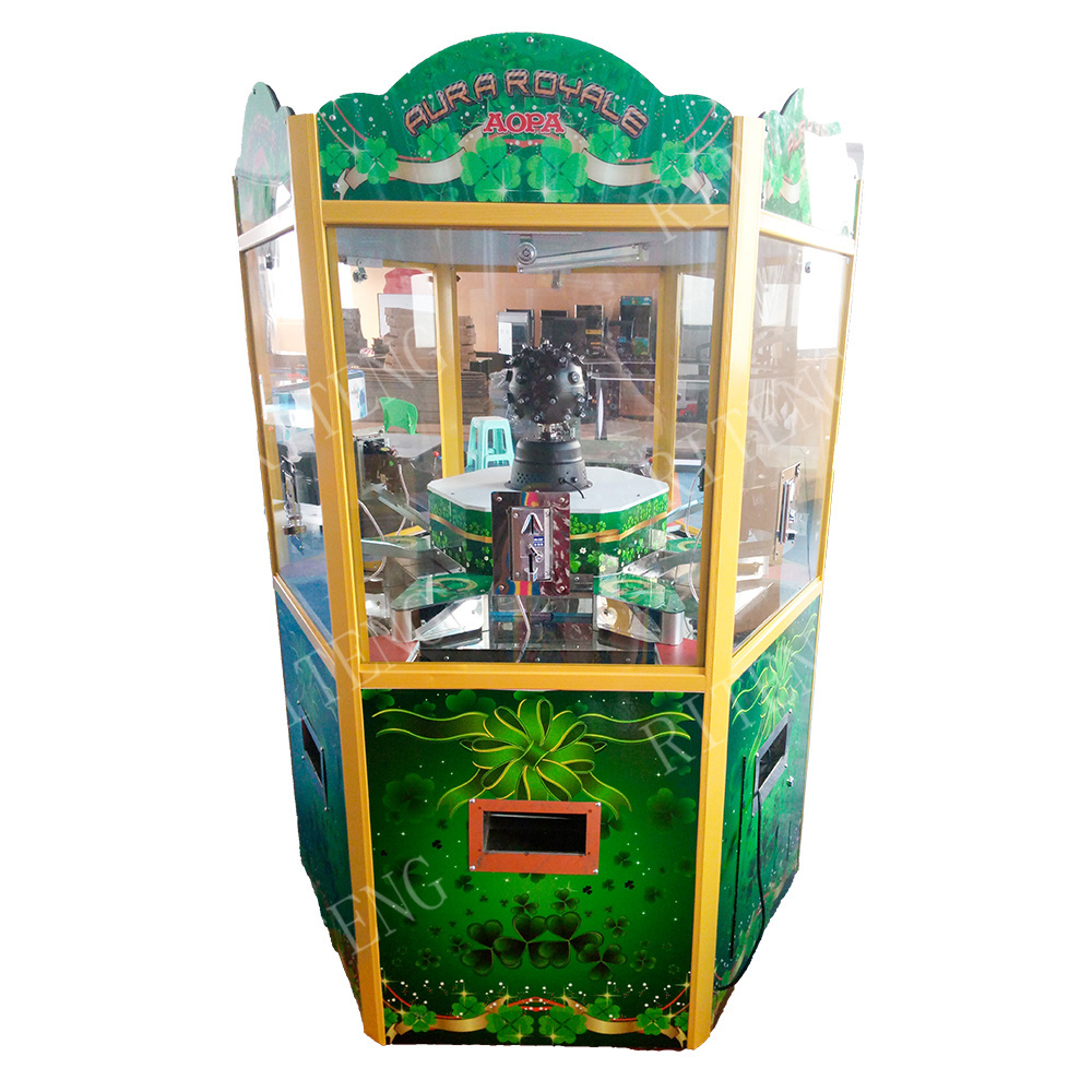 hot sale 6 players  token ufo/coin pirates/ golden ford game machine arcade  coin pusher machine