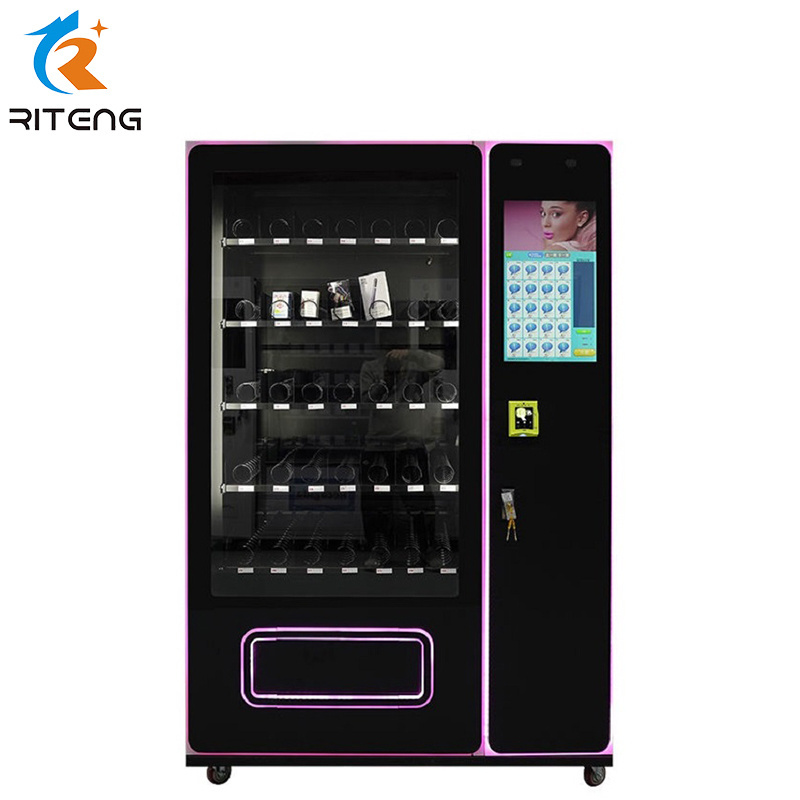 Riteng Outdoor Credit Card Reader Snack Drink Dispensers Instant Noodle Vending Machines Automatic Water Vending Machine