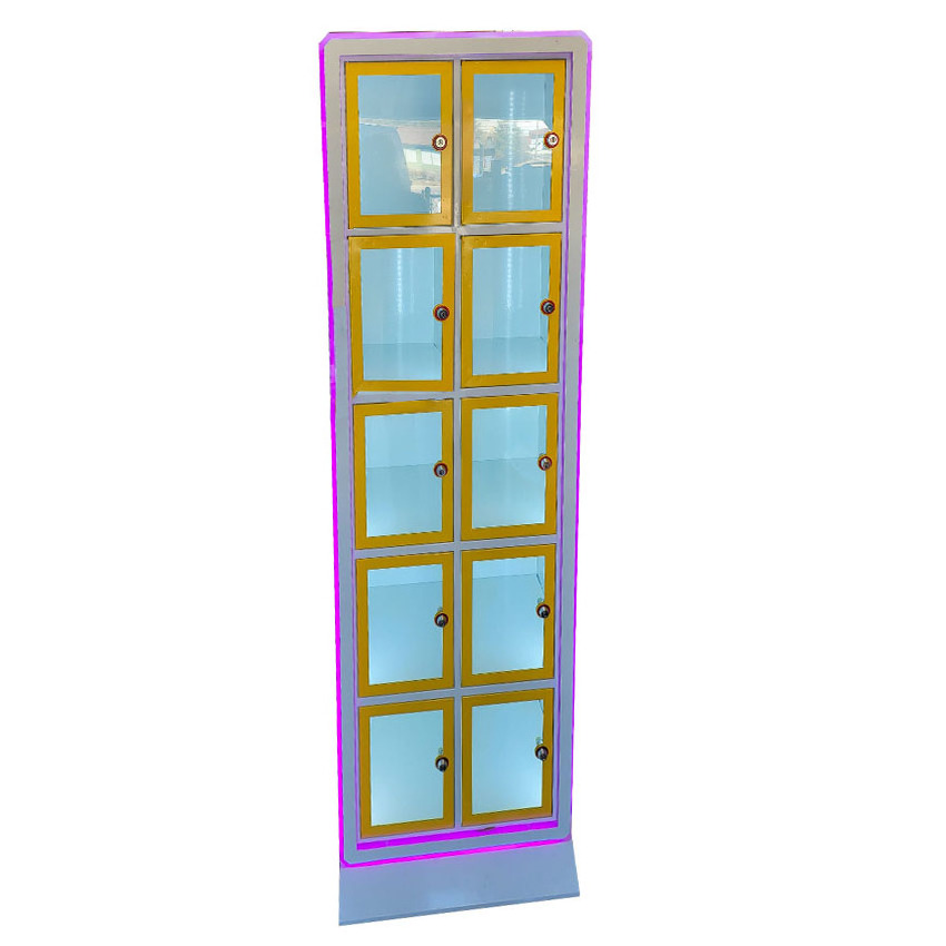 Riteng New hardware gift plaid and craft cabinet vending claw game machine prize box locker vending machine