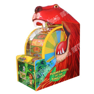 coin operated games indoor amusement bass wheel arcade ticket redemption lottery game machine