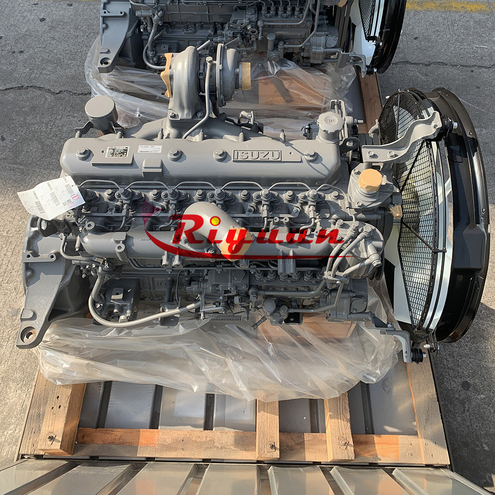 Engine 6BG1 complete engine assy 128.5KW 135KW ZX200-3 SH220 6BG1 diesel engine For ISUZU