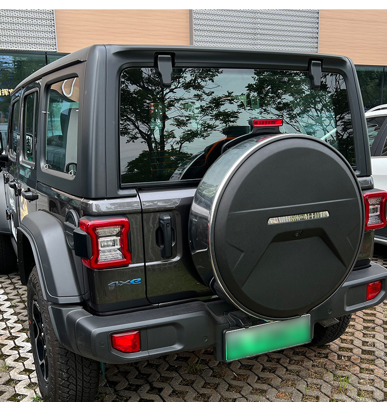 High Quality Car Spare Tyre Wheel Cover for Jeep Wrangler Spare Tire Cover 245-75-R17  255-75-R17 255-75-R18