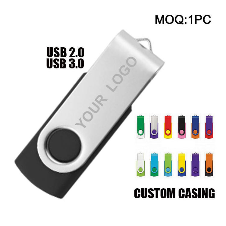 Wholesale swivel 16gb 32gb 64gb pen drive usb 2.0 3.0 memory pendrive 128gb usb flash drive