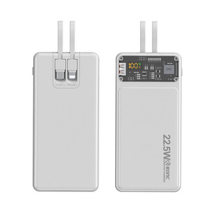 22.5W 10000Mah Powerbank High Capacity Fast Charging PD QC3.0 Outdoor 20000 Mah Power Bank Station