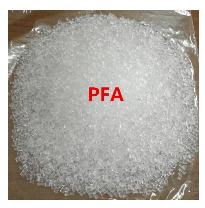 Rongfeng PFA Resin PTFE Granules Plastic Raw Material Super High Heat Resistance No Sulfur Hexafluoride Gas Released Engineering