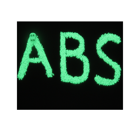 Rongfeng Plastics Factory Custom Masterbatch Colors Yellow Blue Green Luminous Glowing light in the Dark ABS PP GPPS PLA