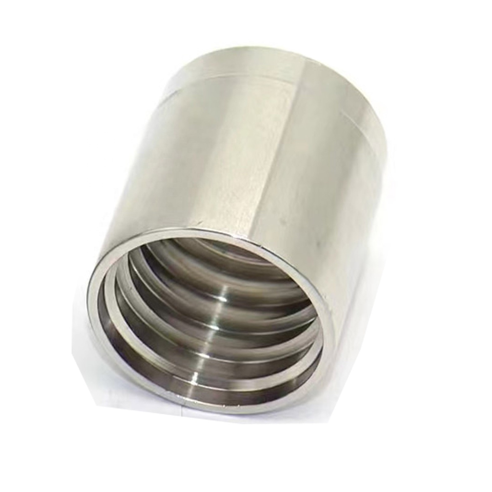 Factory direct 03310 carbon steel stainless steel  sliver plated sleeve  hydraulic crimp hose ferrule hose fitting