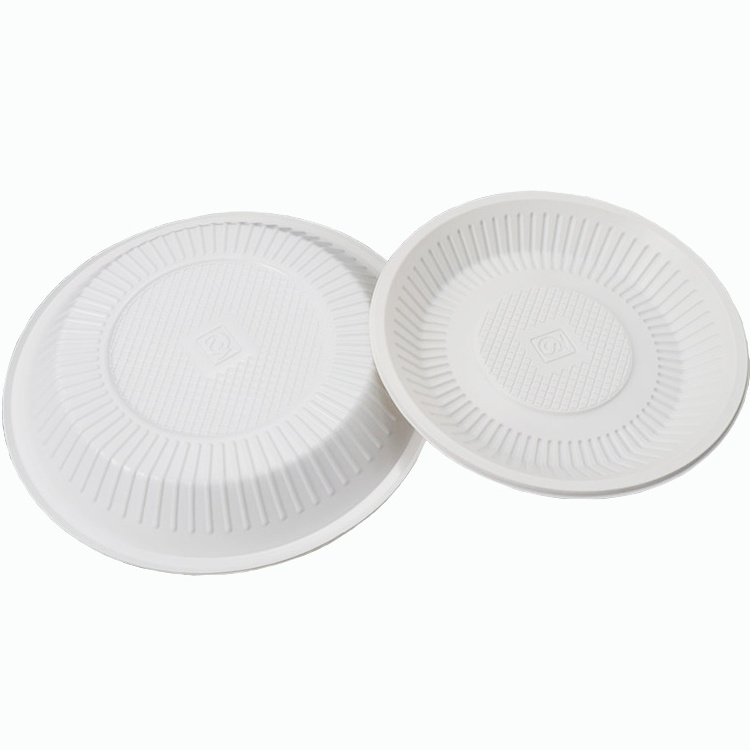 Packaging Dinner Plate Dish for Food Round Plastic Custom Disposable 7.5