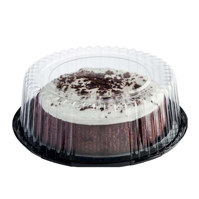 OEM Design Plastic 10 Inch Large Clear Tall Plastic Cake Container with Lid Clear Round Wedding Cake Boxes