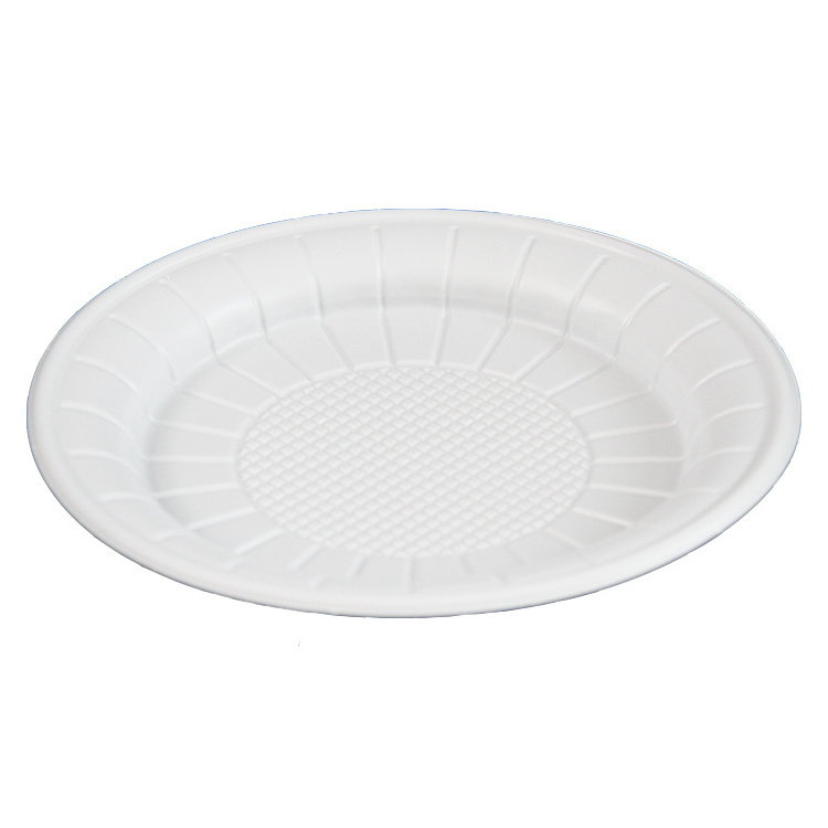 Packaging Dinner Plate Dish for Food Round Plastic Custom Disposable 7.5