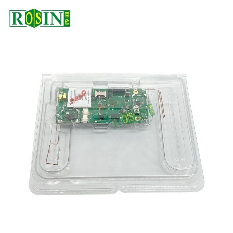 Customized PVC PET Clamshell Clear Plastic Blister Chip CPU ESD Packaging Tray Manufactures