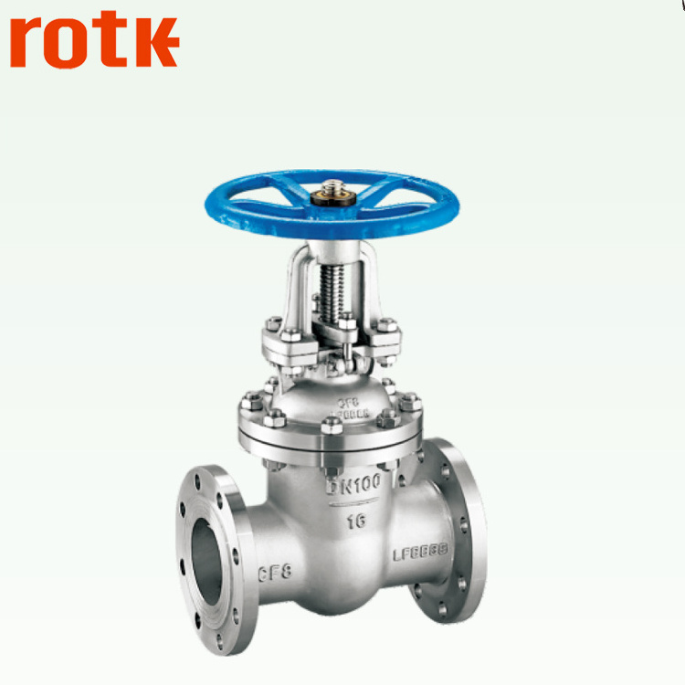 6 inch water manual slide gate valve dn200 gear operator ANSI class 150/300