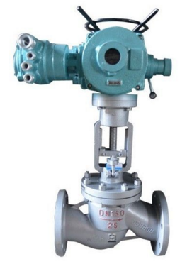 Multi-turn 380VAC 220VAC electric actuator ductile iron flange 2 way motorized globe valve