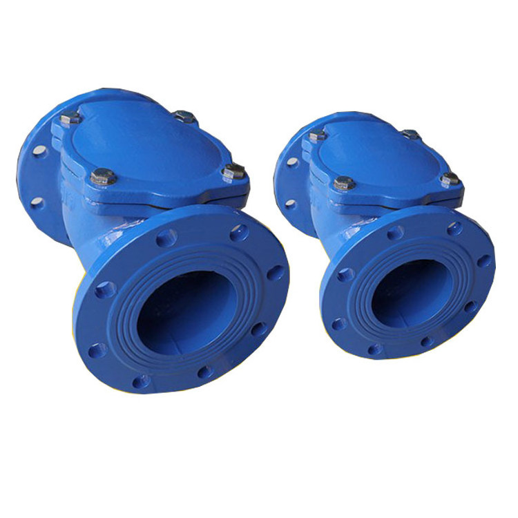 PN16 Flange Soft Seat Resilient seated flapper rubber disc Swing Type Check Valve