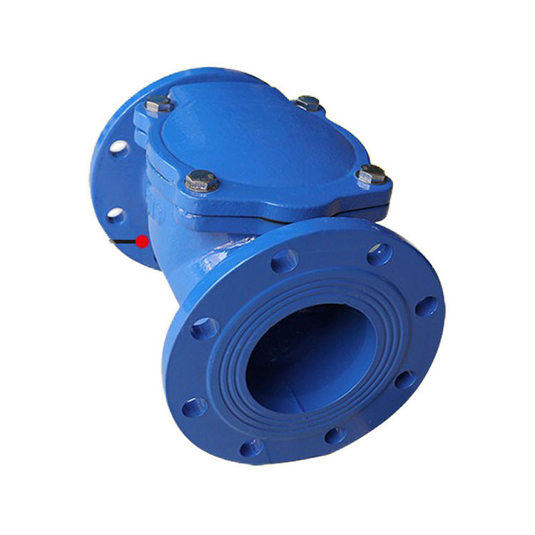 PN16 Flange Soft Seat Resilient seated flapper rubber disc Swing Type Check Valve