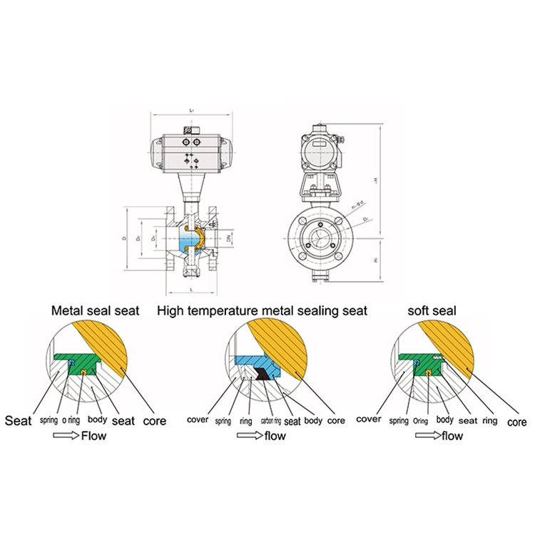 Easy Operation Lightweight 2 Way Pneumatic Ball Valve 3 inch SS304 Spring Return Ball Valve Open And Close Quikly