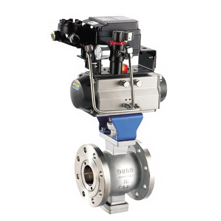 Easy Operation Lightweight 2 Way Pneumatic Ball Valve 3 inch SS304 Spring Return Ball Valve Open And Close Quikly