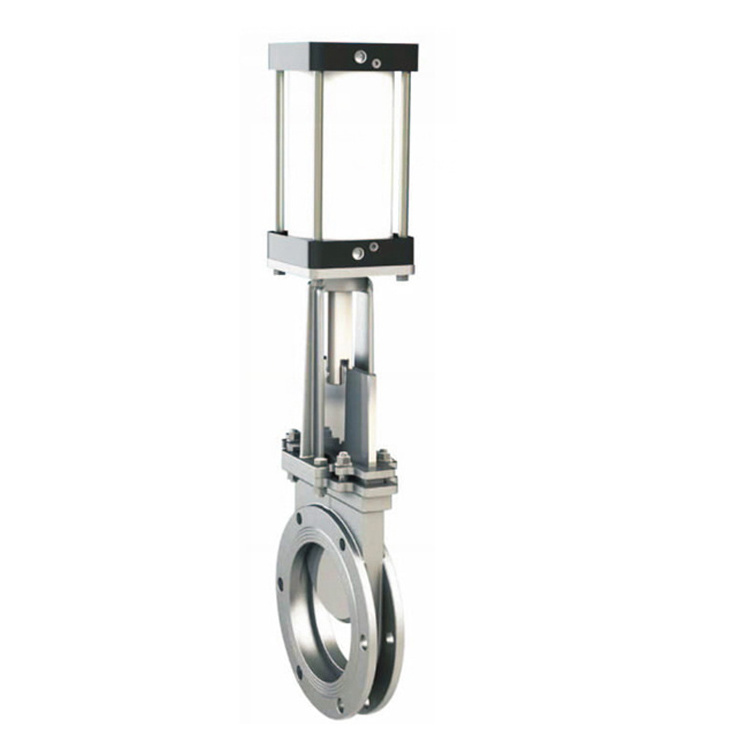 Stainless Steel CF8 WCB SS304 SS316 knife gate valve pneumatic slide gate valve