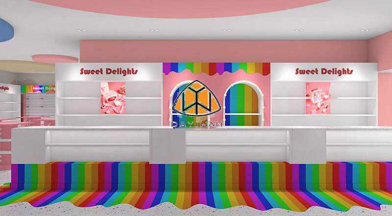 Candy Store Interior Design Shop Fittings And Display Sweet Store Round Candy Display Shop Confectionery Display