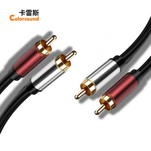 Cheapest price Gold Nickle Plated AV 3RCA To 3RCA Cable Sexi Audio Video Cable 3 RCA Cable For VCR DVD HDTV