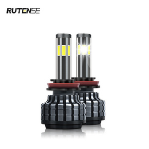 RUTENSE Auto lighting system vehicle cars led head lights 6 sides headlights X6 h7 h11 h4 led headlights bulb 9006 bus headlamp