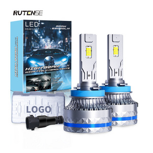 RUTENSE Super Bright 300W 6000K 65000LM H1 H3 9005 H4 H7 Car headlamp Bulb Car Led Headlight Bulb For Auto Lighting