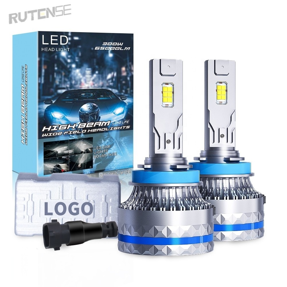 RUTENSE High Power LED Light C10 120W Auto Lighting High Low Beam H4 H7 9005 9006 LED Headlight