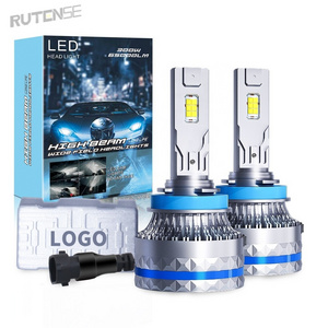 RUTENSE High Power LED Light C10 120W Auto Lighting High Low Beam H4 H7 9005 9006 LED Headlight