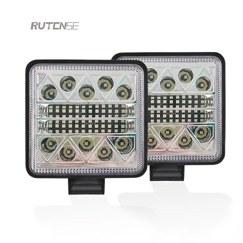 RUTENSE Factory Truck tractor 102W DC10-30V square 3030 led truck work lamp high power flood underwater car led working lamp