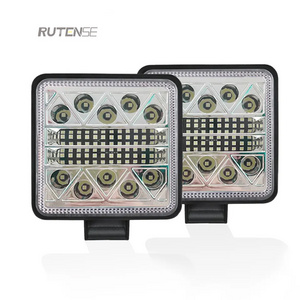 RUTENSE Factory Truck tractor 102W DC10-30V square 3030 led truck work lamp high power flood underwater car led working lamp