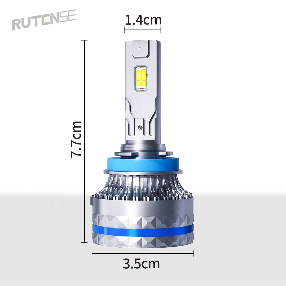 RUTENSE High Power LED Light C10 120W Auto Lighting High Low Beam H4 H7 9005 9006 LED Headlight