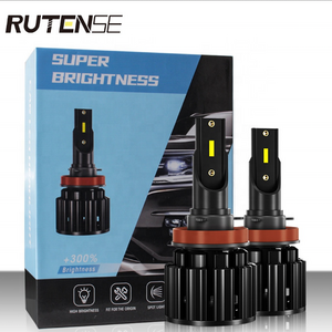 RUTENSE Factory sales auto parts led lights  H4 H7 H11 9005 headlamp 50W car led headlight bulb