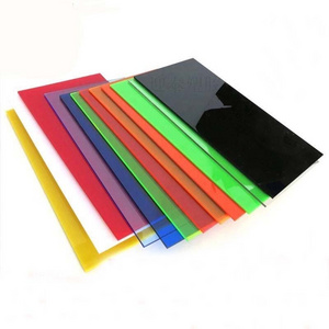 Color acrylic sheet PMMA acrylic plastic plexiglass yellow blue red orange gray green powder