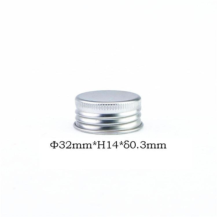 Aluminum screw cap for 18mm glass bottle