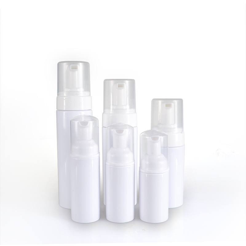 Empty 30ml 50ml 100ml 150ml 200ml 250ml Pet Cosmetic Liquid Soap Dispenser With Foam Pump Bottle