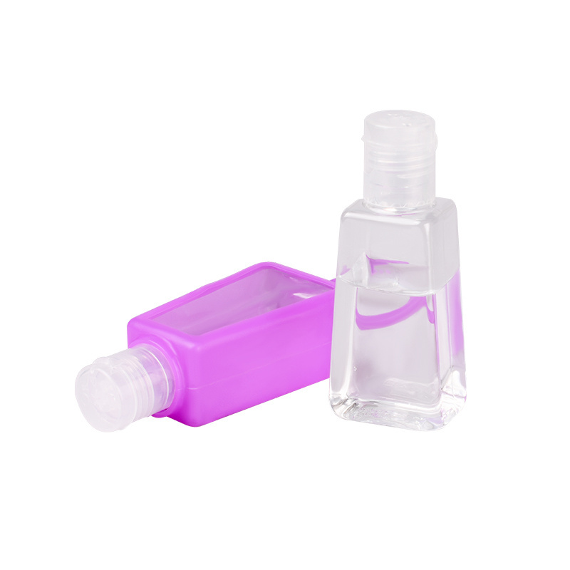 Outdoor Carrying Hand Sanitizer Bottle Disinfectant Bottle 30ml 50 Ml Empty Plastic Hook Spray Bottle Keychain