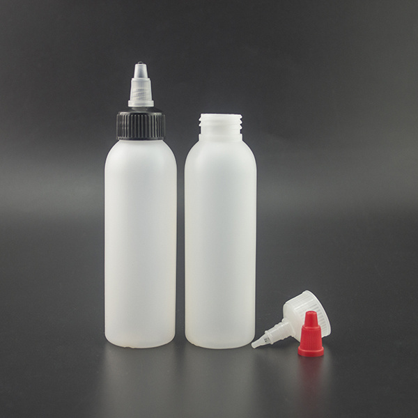 30ml 60ml 100ml clear glue pe soft plastic squeeze bottle with twist top cap