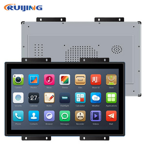 Ultra-thin PC Industrial Monitors 12 13.3 15.6 21.5 32 Inch LCD Open Metal Frame Capacitive Monitor Touch Screen