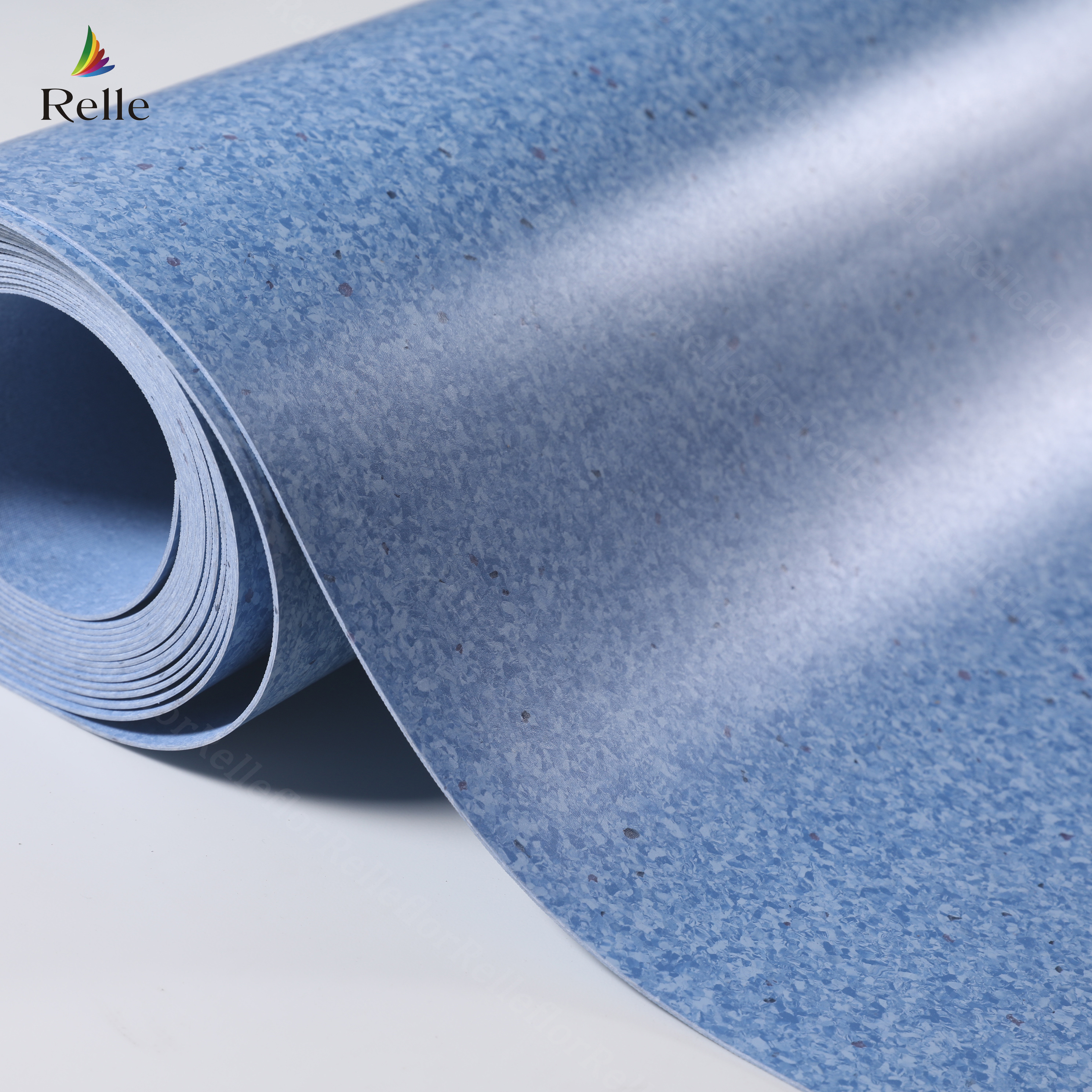 Relle Glue Down Soundproof 2mm Thick 20 Metre PVC Homogeneous Linoleum Vinyl Flooring Cover Roll Prices