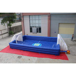 Outdoor inflatable football field soccer pitches inflatable soap soccer field