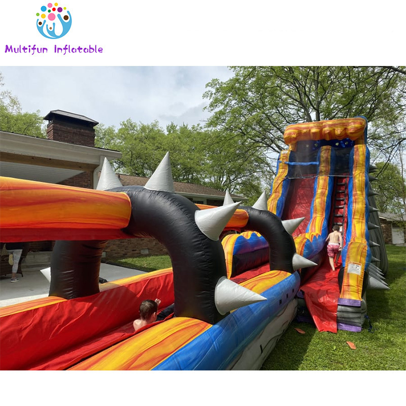 Rock Star Water Slide Inflatable Water Slide with Swimming Pool