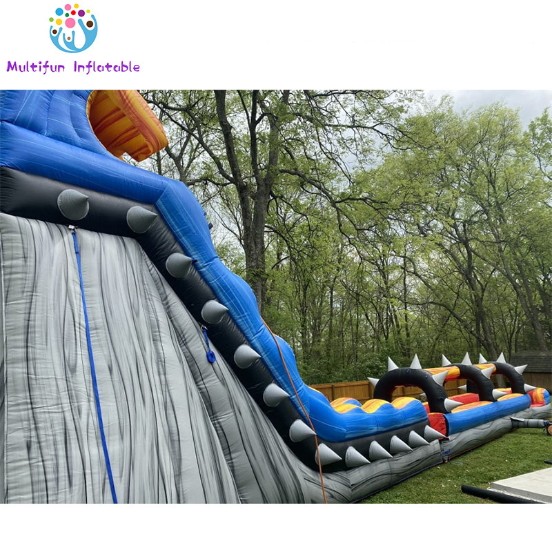 Rock Star Water Slide Inflatable Water Slide with Swimming Pool