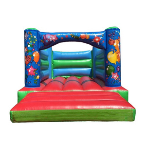 Carnival Party Fun Red and Blue Low Height Bouncy Castle Inflatable Toddlers Jumping Castle Purchase